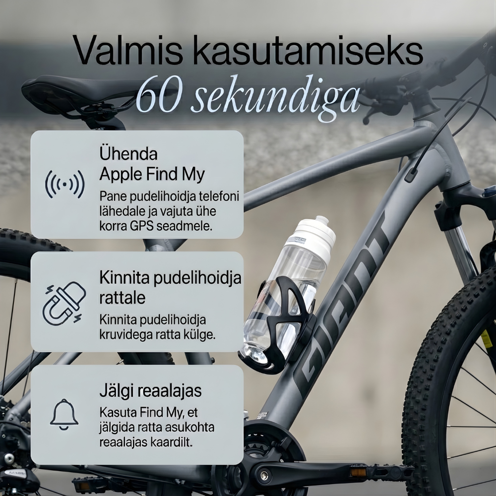 JÄLGI - GPS pudelihoidja
